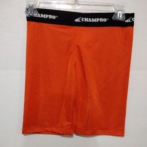 ORANGE WOMENS SOFTBALL BASEBALL SLIDING SHORTS ADULT 005